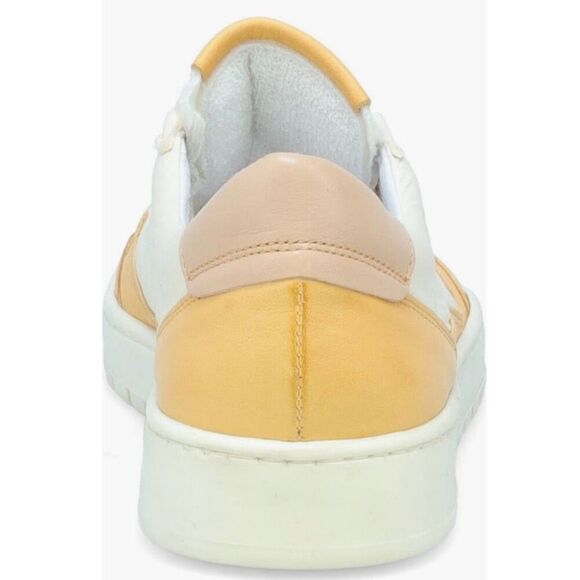 Miz Mooz Veronica Leather Sneaker Lightweight Yellow/White Size 8.5 Euro 39, NWT - Picture 15 of 17